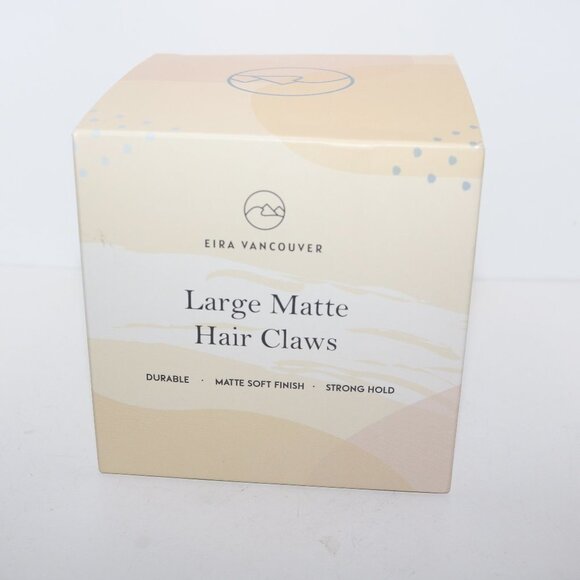 Eira Vancouver box of 5 large hair claws all new matte finish durable - Picture 1 of 5